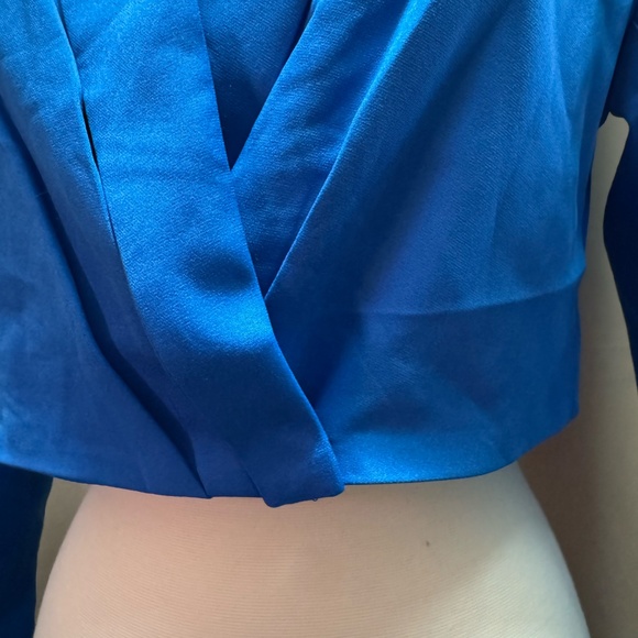 ONE N' MORE Cropped Blazer - Blue - Size M - Picture 7 of 8